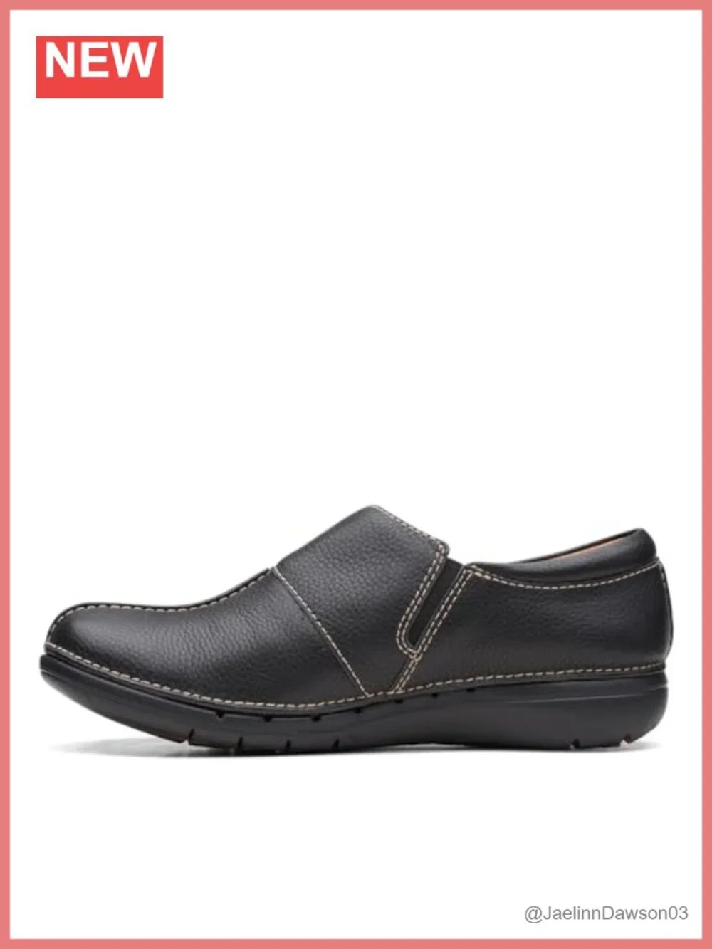 Women's Leather Slip-On Loafers Flat Open Toe Casual Walking Shoes